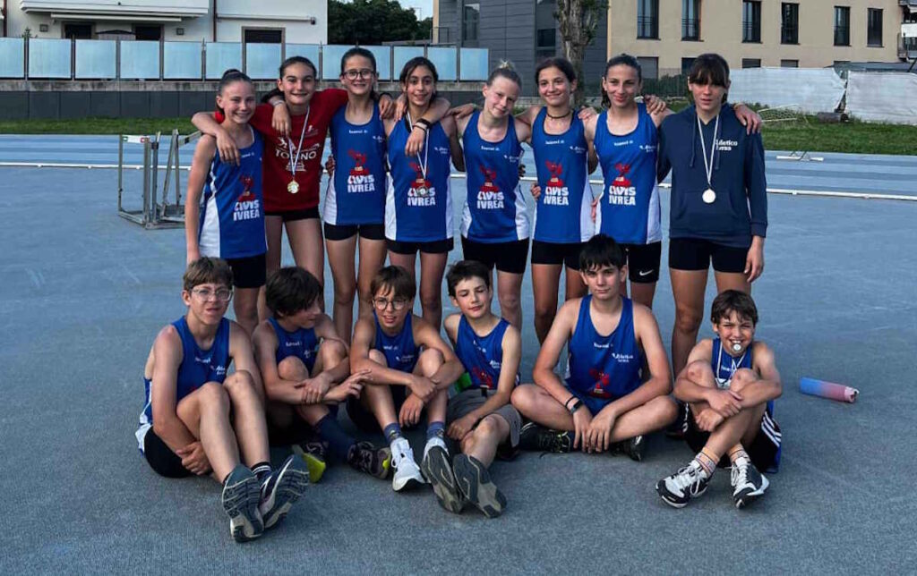 IVREA/CANAVESE - L'Avis Atletica Canavesana festeggia ad Alessadria con i suoi Allievi 1 Atletica Canavesana