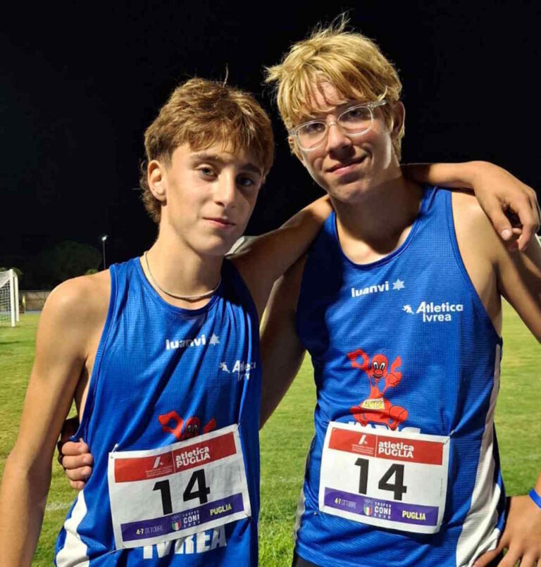 Avis Atletica Ivrea nelle finali Coni